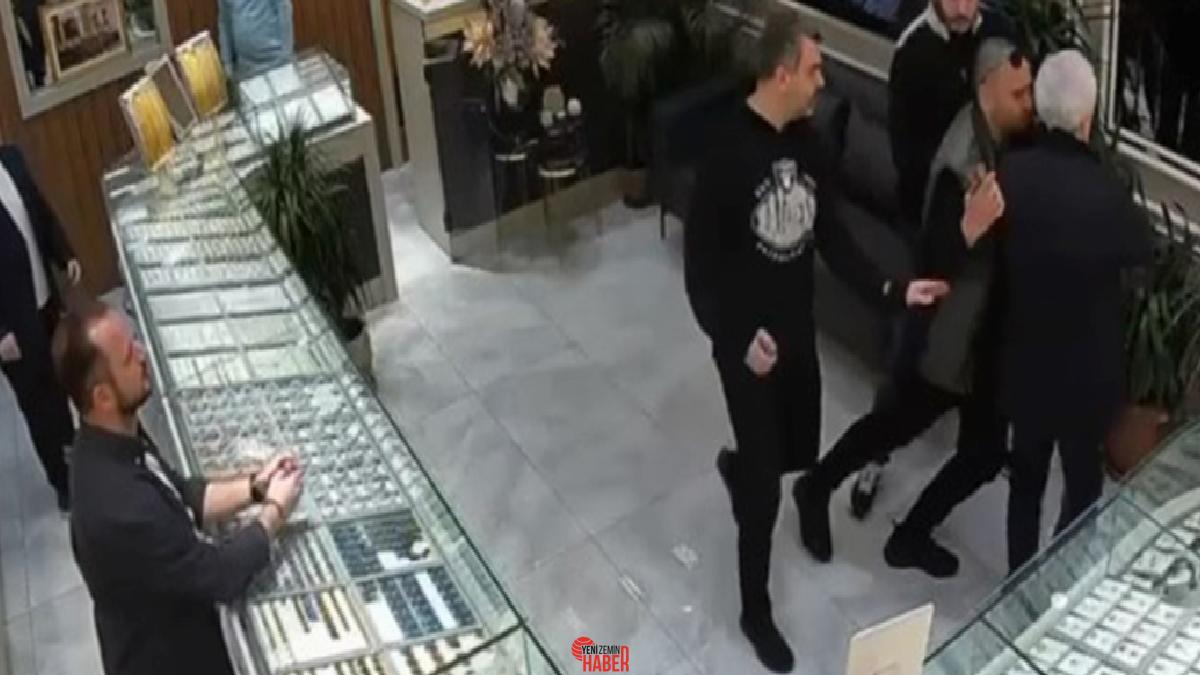 İstanbul Bayrampaşa'da uydurma altınları kuyumcuya satmaya çalışan kuşkulu, iş yerinden