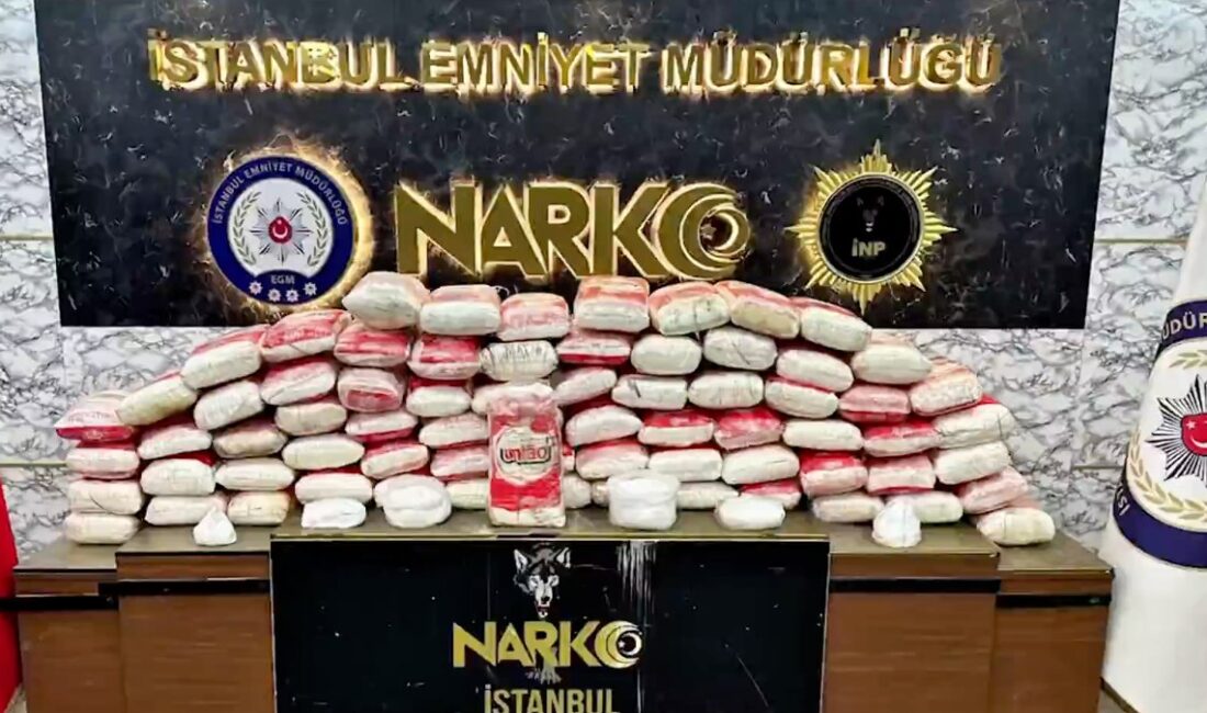 İstanbul'da 5 farklı ilçede 13 farklı adrese düzenlenen narkotik operasyonlarında