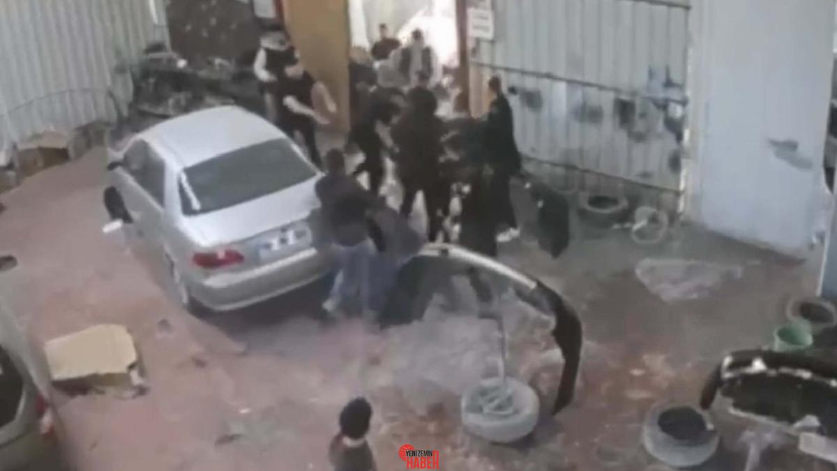 Buca ilçesinde araba servisi işleten F.A.'yı darbederek işletmeden kompresör makinesi