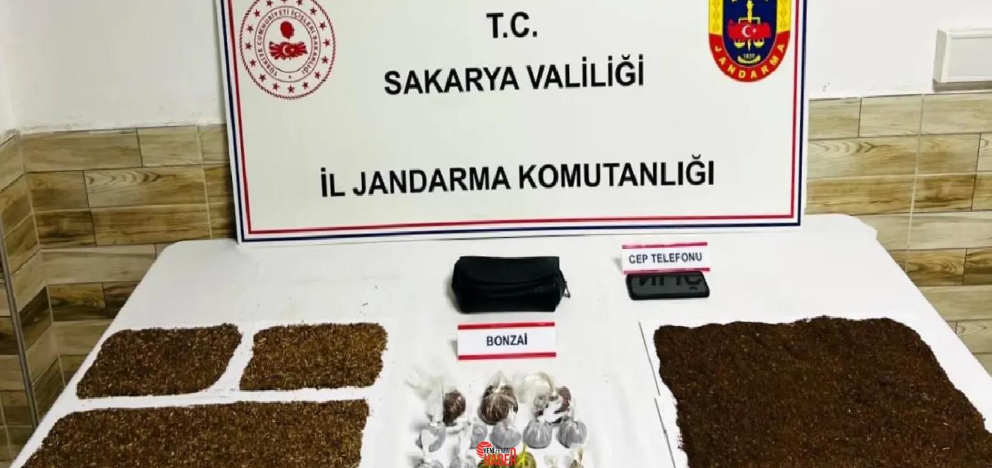Sakarya Karasu'da jandarmanın uyuşturucu operasyonunda 2 kişi tutuklandı, 3 kg