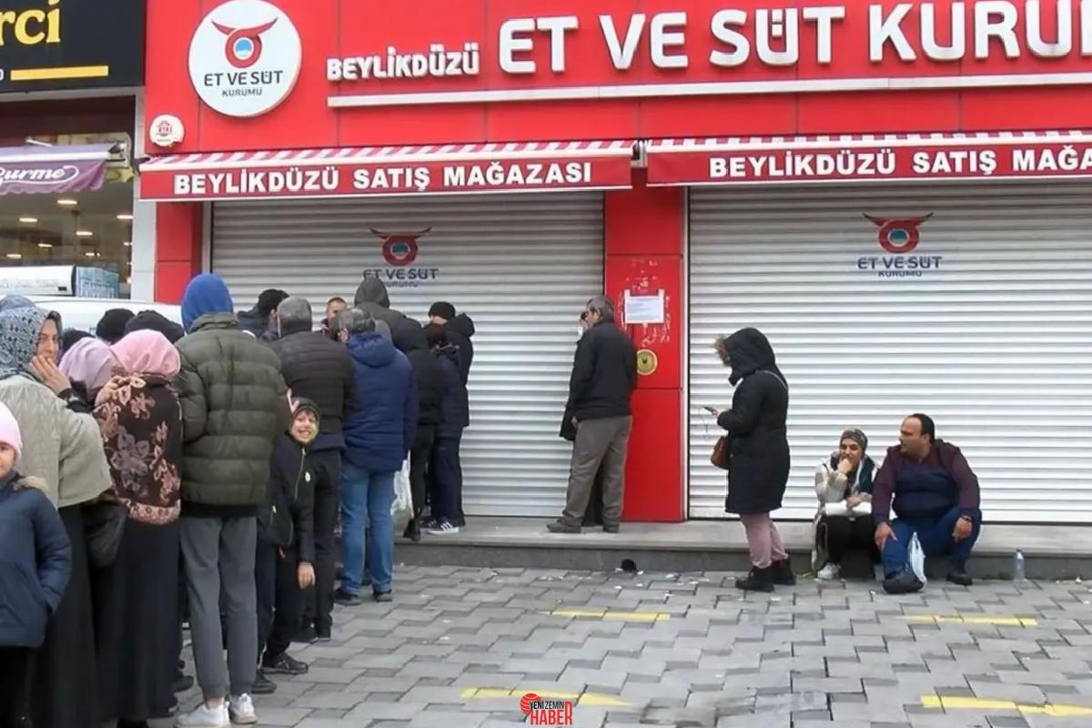 Et ve Süt Kurumu'nun vatandaşların yemesi için ucuza sattığı etler