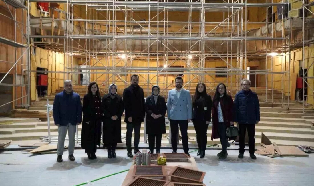 Kayseri Kültür Merkezi tamiratlarının incelemesi yapıldı, 30 milyon TL ile