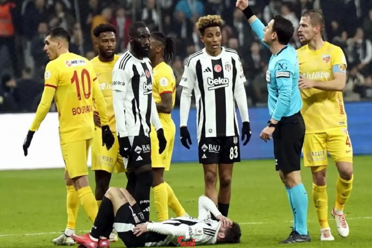 Kayserispor, yeni teknik yöneticisi ile Beşiktaş'a 2-0 yenilerek 4 maçlık