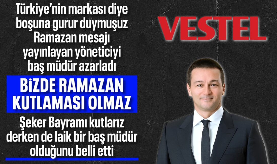 Vestel CEO'su Ergün Güler'in Ramazan tebriği paylaşımına, Güçlü Holding CEO'su