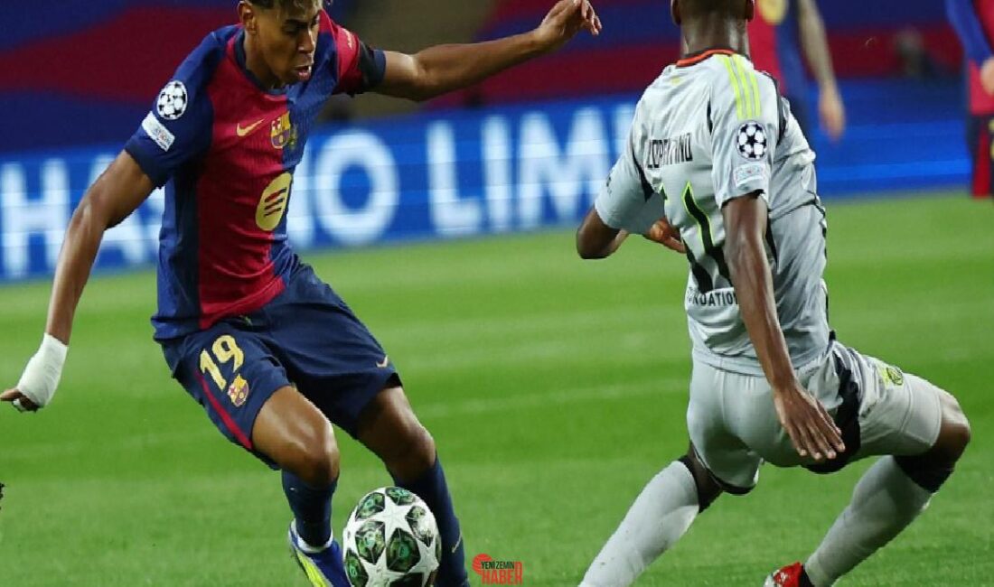 Lamine Yamal, Şampiyonlar Ligi tarihinde bir maçta hem gol atan