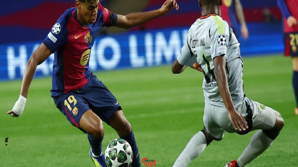 Lamine Yamal, Şampiyonlar Ligi tarihinde bir maçta hem gol atan