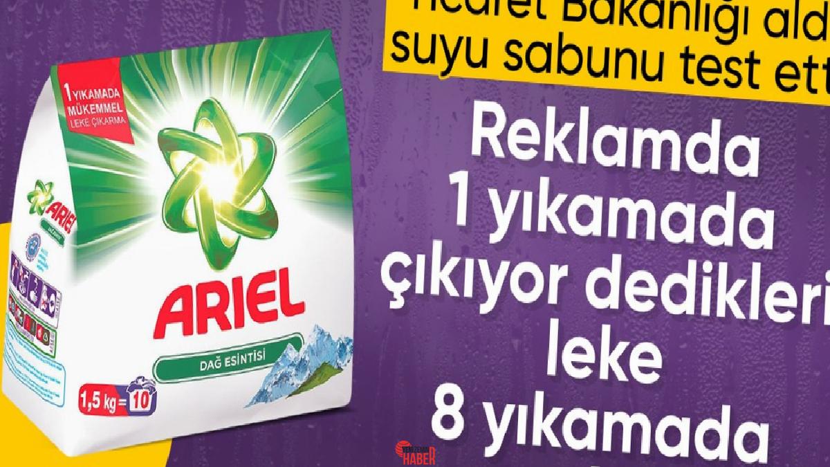 Deterjan reklamı yaparken savlı sözler ortaya konularak çıkması güç lekelerin