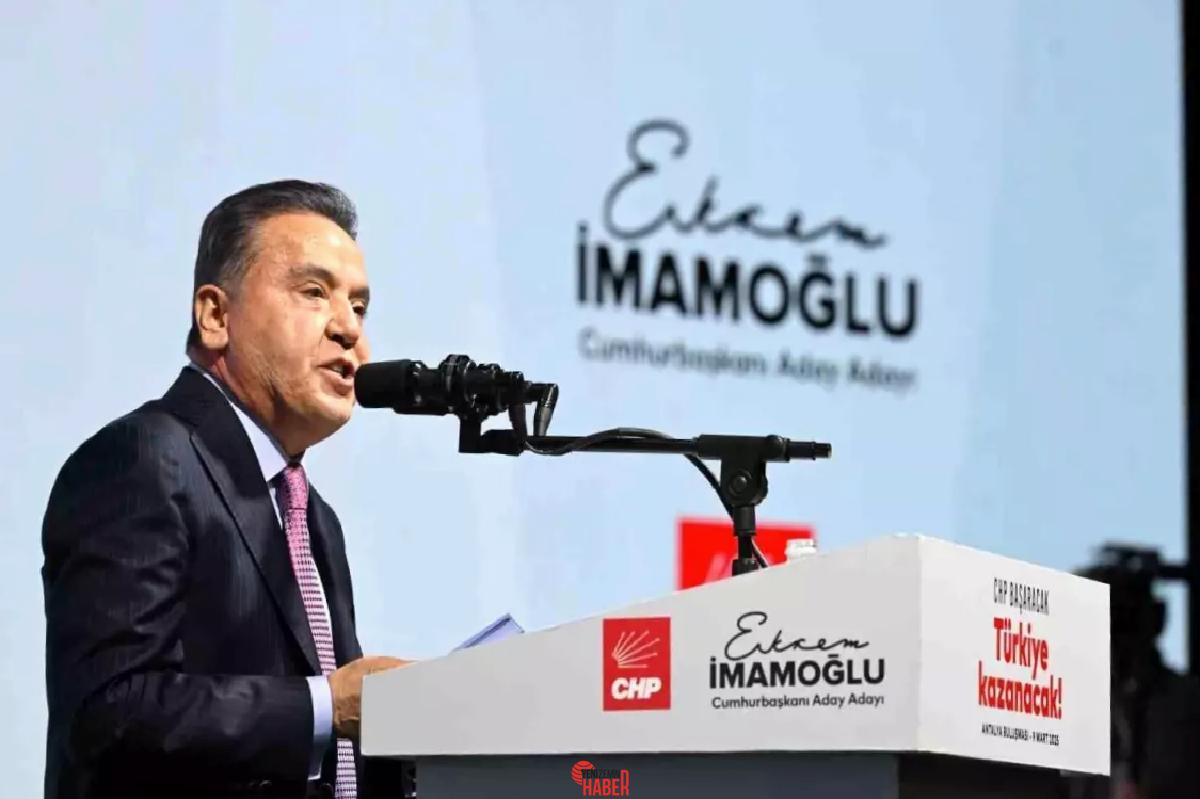 Antalya Büyükşehir Belediye Başkanı Muhittin Böcek, 23 Mart'ın Türkiye'ye baharı