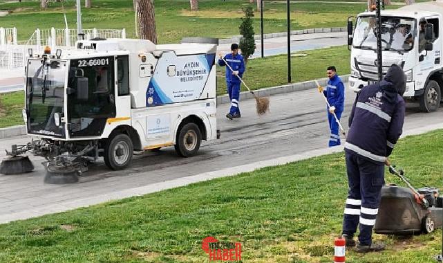 Aydın Büyükşehir Belediyesi tarafından Ramazan Bayramı öncesinde gerçekleştirilen çalışmalar devam