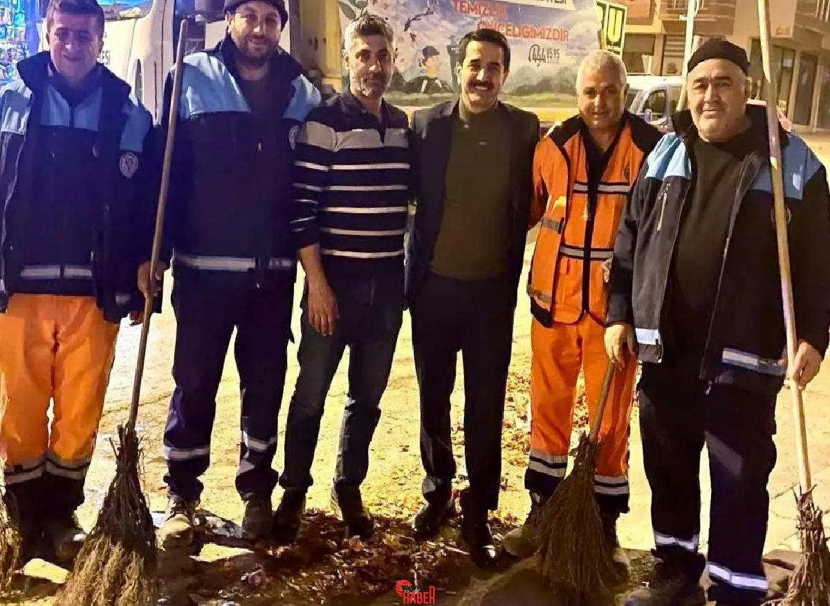 Battalgazi Belediye Başkanı Bayram Taşkın, iftar sonrası belediye çalışanlarını ziyaret