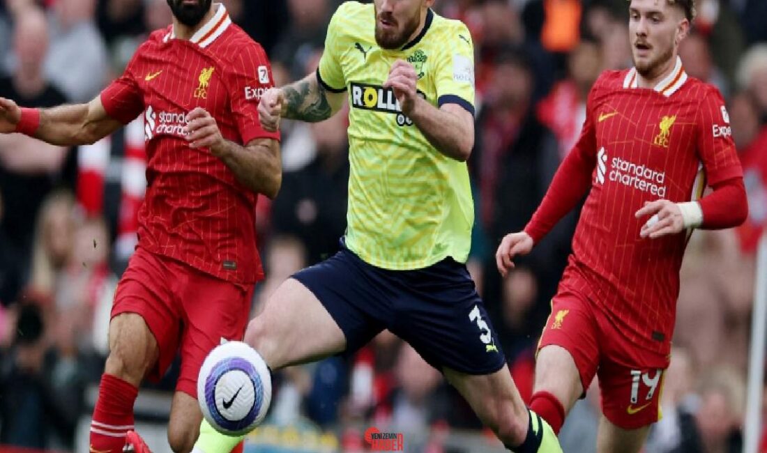 İngiltere Premier Lig'de Liverpool, sahasında Southampton'ı 3-1'lik skorla mağlup etti.