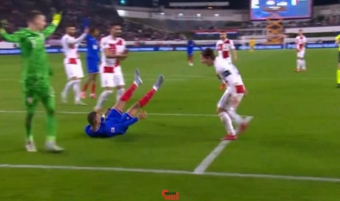 Hırvatistan ile Fransa ortasında oynanan UEFA Uluslar Ligi maçında Real
