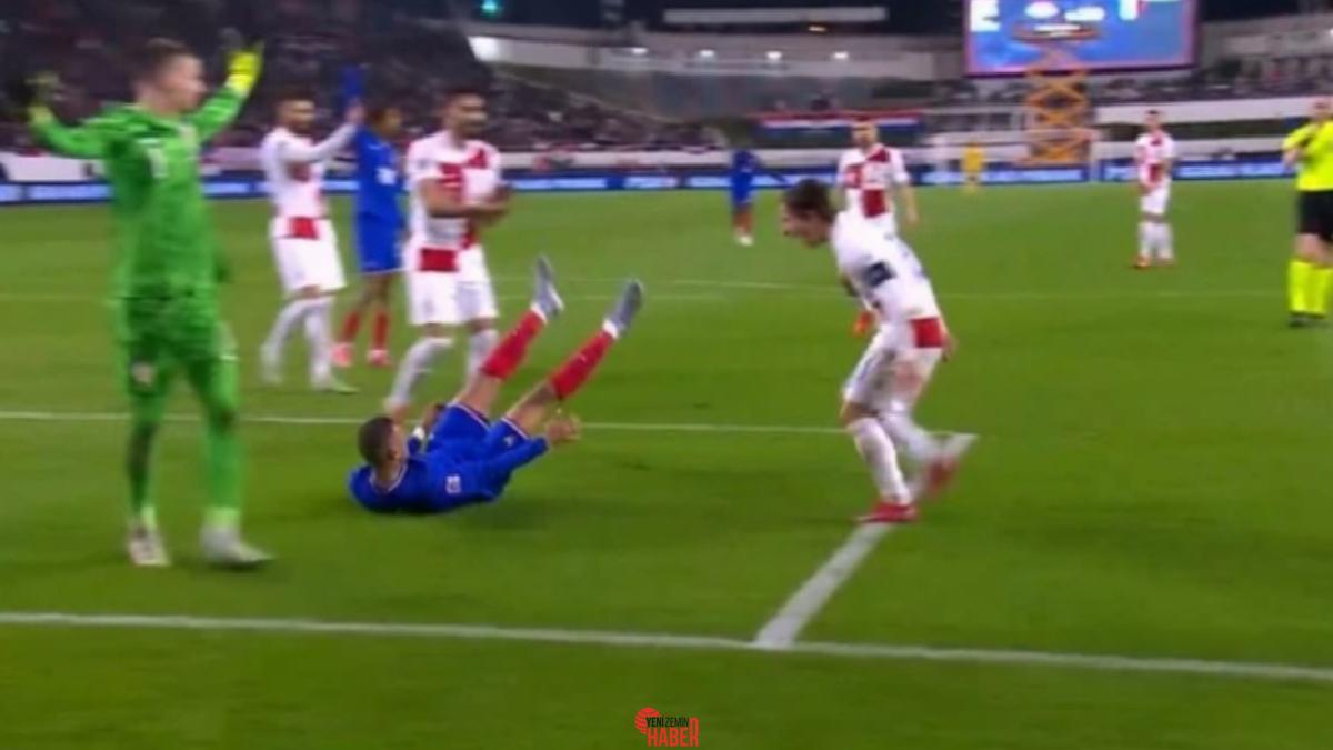 Hırvatistan ile Fransa ortasında oynanan UEFA Uluslar Ligi maçında Real