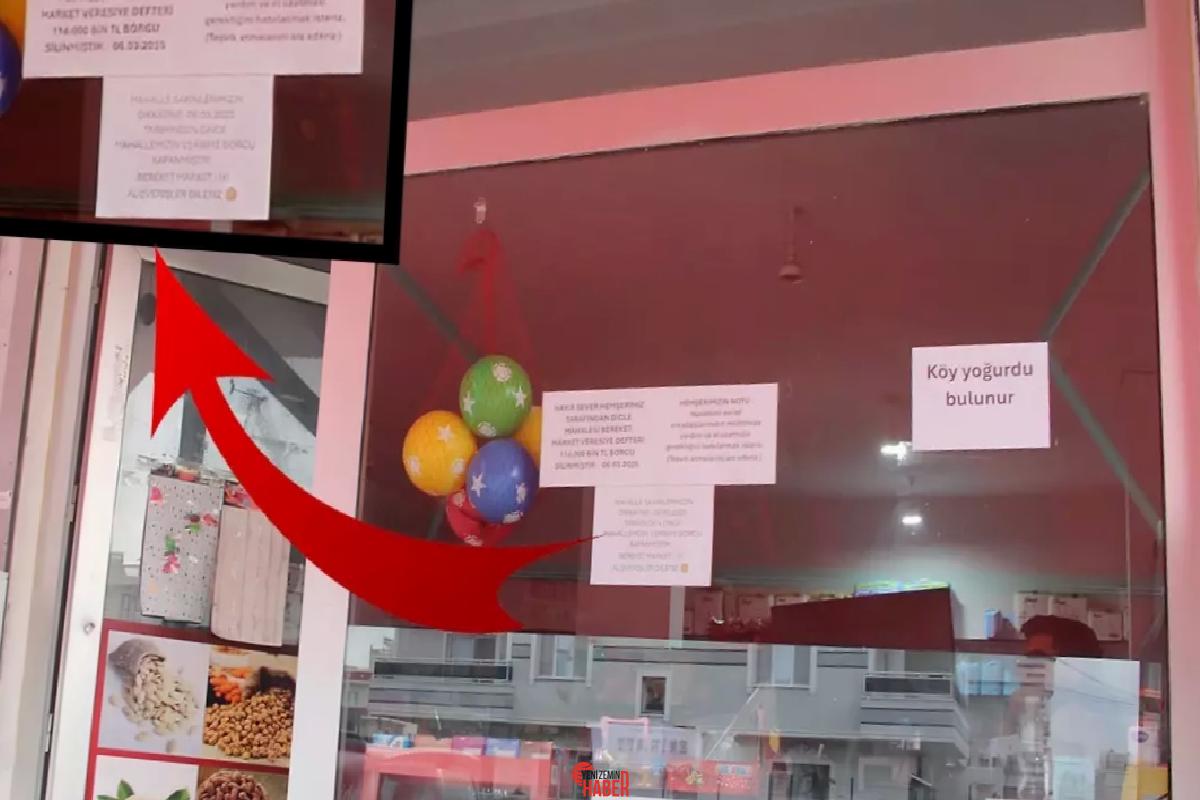 Mardin'de yaşayan bir hayırsever, mahallî bir marketin 114 bin liralık