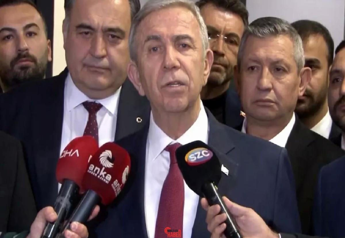 Ankara Büyükşehir Belediye Başkanı Mansur Yavaş, hakkında soruşturma olacağı savlarını