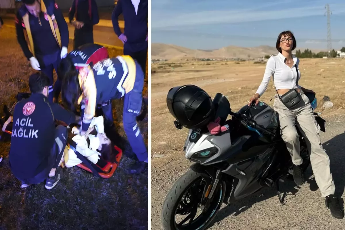 Mardin'in Kızıltepe ilçesinde refüje çarpan motosiklet sürücüsü Mizgin Barış hayatını