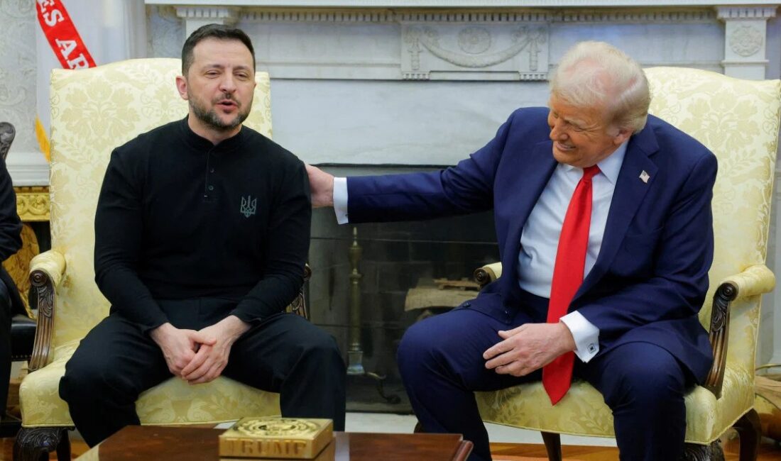 ABD Başkanı Trump ile Ukrayna Devlet Lideri Zelensky'nin Beyaz Saray'da