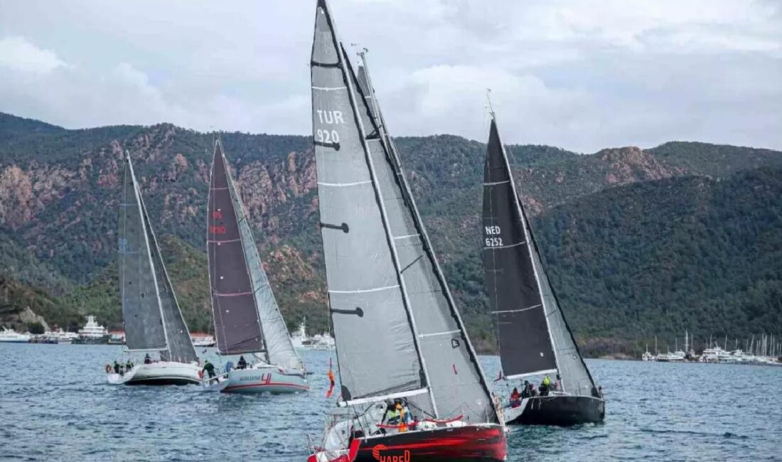 16. Marmaris MIYC Kış Trofesi'nin 4. ayağı, 350 yarışçıyla başladı.