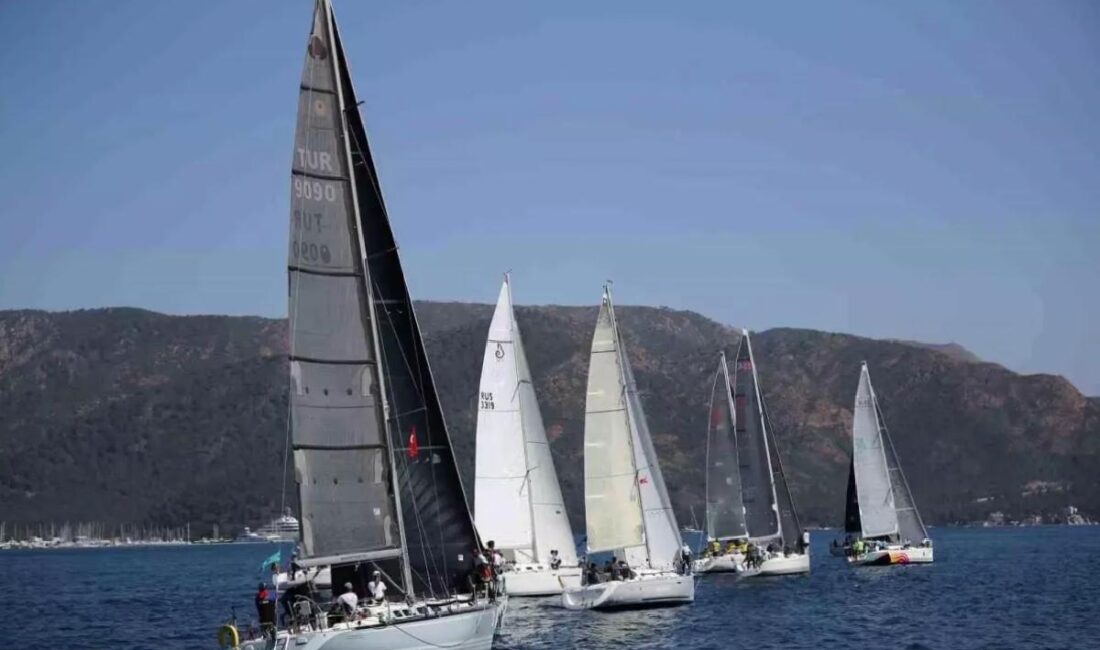 Marmaris'te 16. Kış Trofesi'nin 4. ayak etabı, 350 yarışçıyla heyecanla