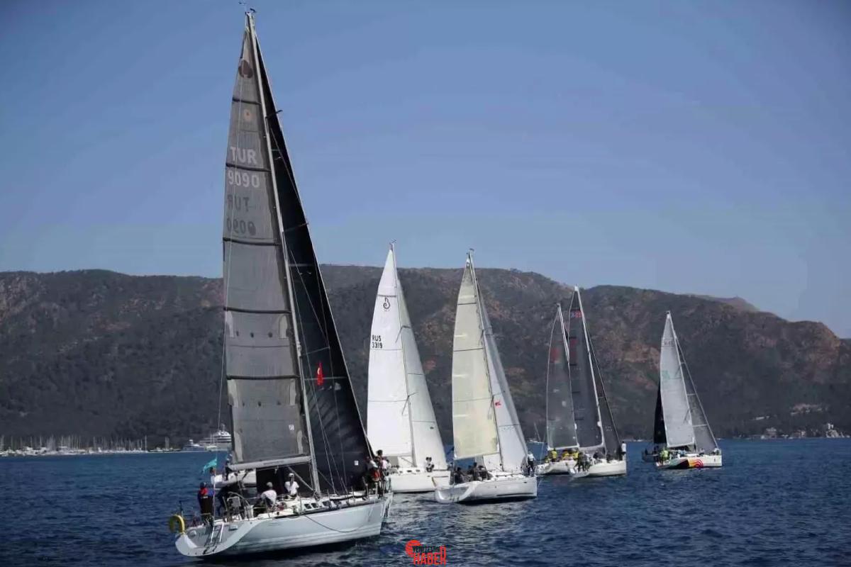 Marmaris'te 16. Kış Trofesi'nin 4. ayak etabı, 350 yarışçıyla heyecanla