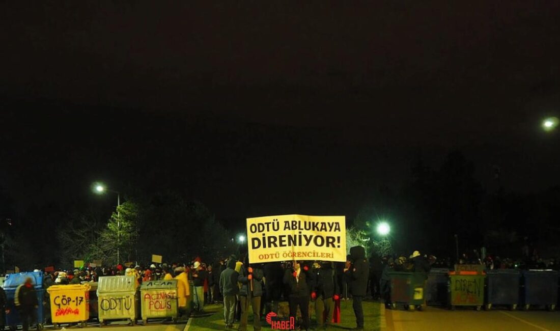 ODTÜ'de polis ile öğrenciler arasından dün varılan anlaşmaya rağmen okul