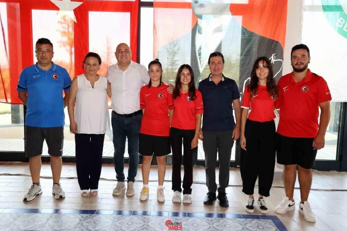 Muğla Büyükşehir Belediyesi Spor Kulübü'nden Hazal Burun ve Emircan Haney,