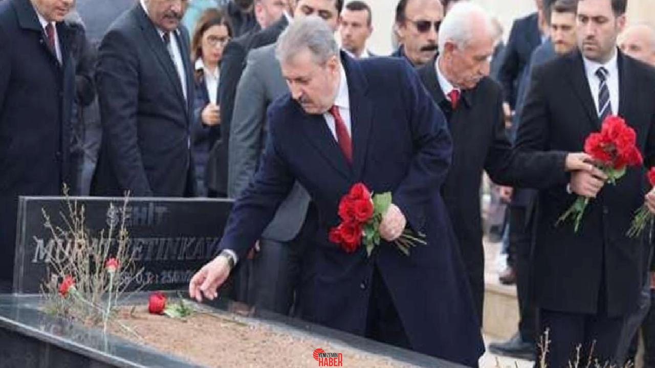 Kahramanmaraş'ta helikopterin düşmesi sonucu yaşamını yitiren BBP'nin Kurucu Genel Başkanı
