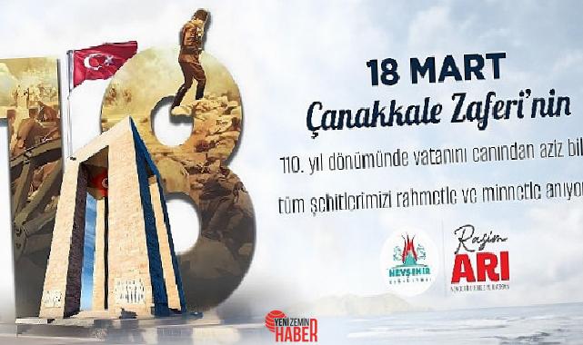 Nevşehir Belediye Başkanı Rasim Arı, 18 Mart Şehitleri Anma Günü