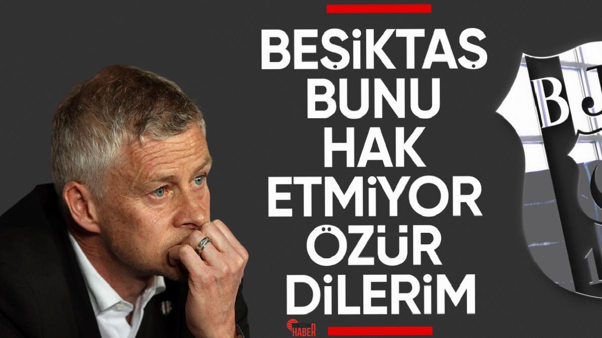Siyah-beyazlılar'ın teknik direktörü Ole Gunnar Solskjaer, Konyaspor'a 1-0 yenildikleri maçın
