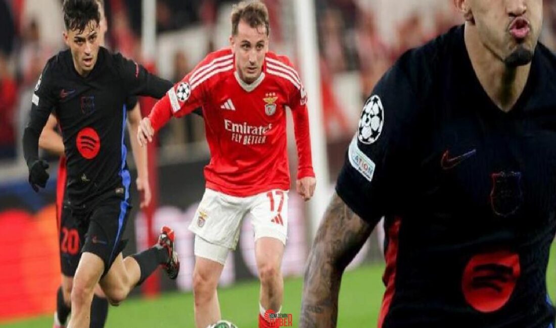 UEFA Şampiyonlar Ligi Son 16 Tipi eşleşmesinin birinci maçında Barcelona,