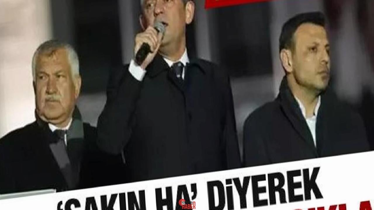 CHP Genel Başkanı Özgür Özel, Saraçhane’deki aksiyonlar sırasında boykot daveti