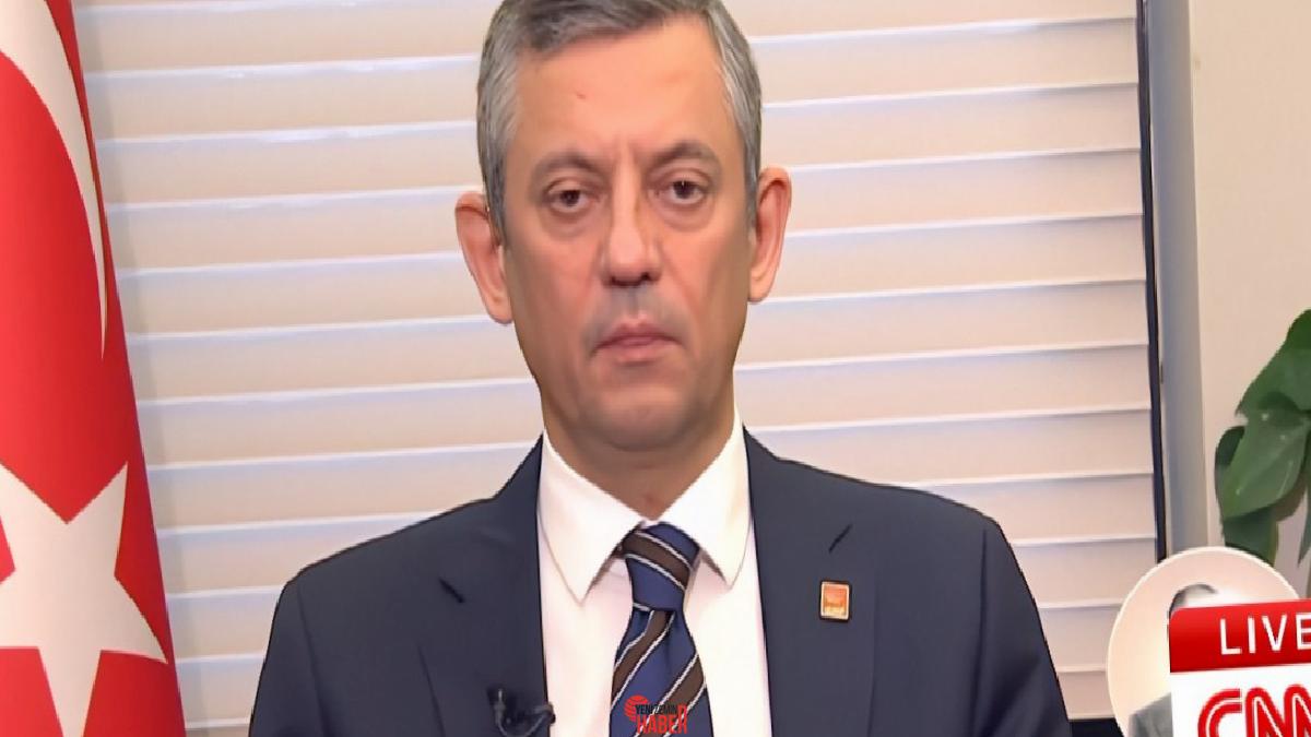 CHP Genel Başkanı Özgür Özel, CNN International’a verdiği röportajda, "Türkiye’de