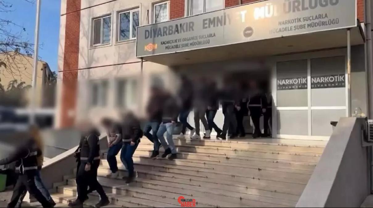 Diyarbakır merkezli operasyonda 45 kişi gözaltına alındı, 26'sı tutuklandı.
