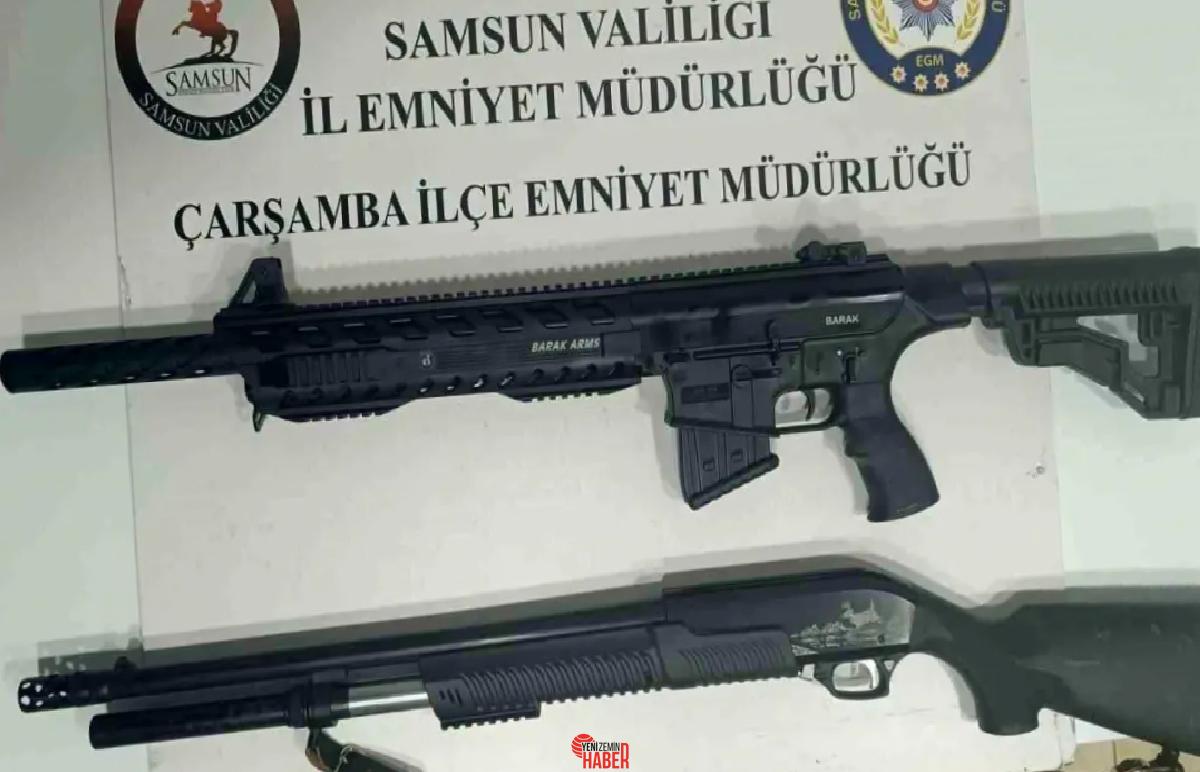 Samsun'da toplumsal medyada yayımlanan manzaralarla tespit edilen H.R.K., siber polis