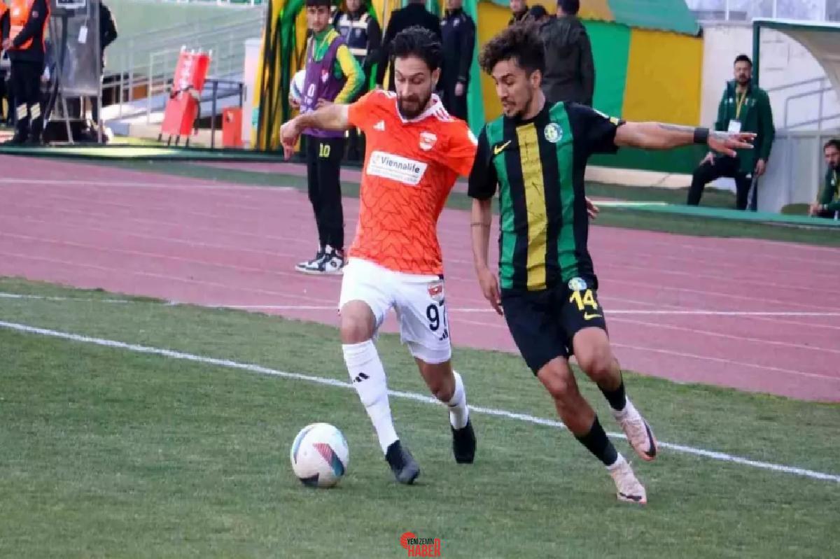 Trendyol 1. Lig'de Şanlıurfaspor, Adanaspor'a 2-1 mağlup oldu. Akabueze'nin golü