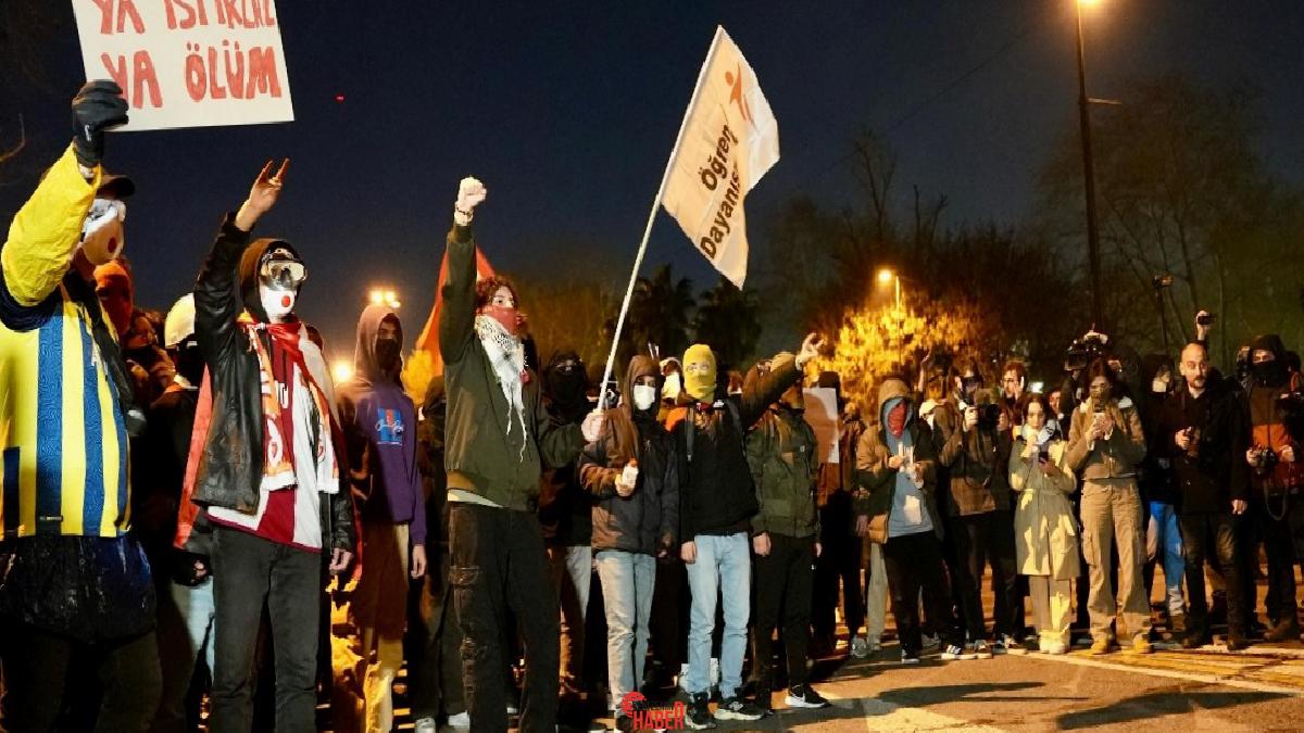 İBB ve belediye başkanı Ekrem İmamoğlu'na yönelik operasyonları protesto için