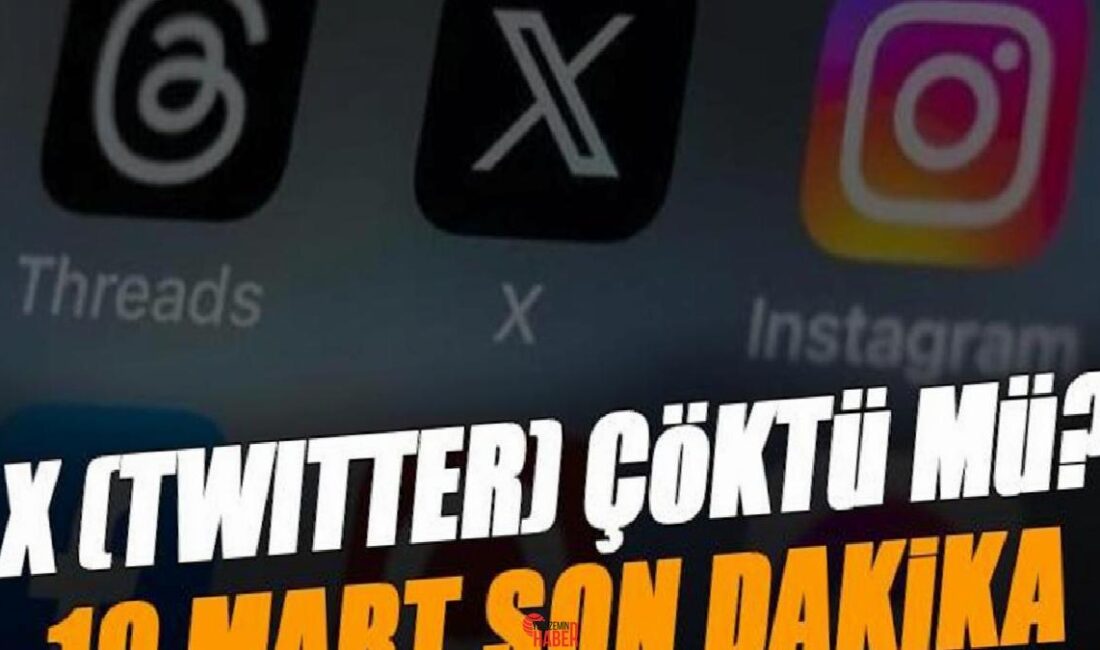 19 Mart itibariyle X (Twitter) platformuna yaşanan erişim sorunu 20