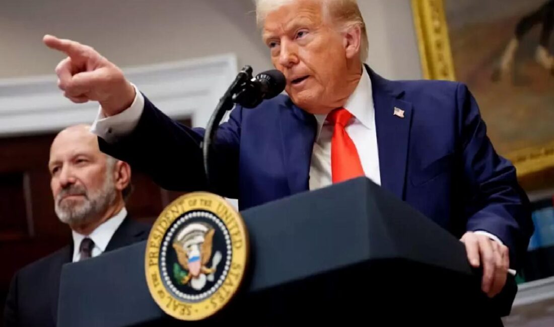 2. Başkanlık devrinin birinci Kongre oturumunda konuşan ABD Başkanı Trump,