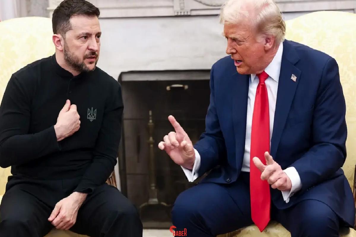 ABD Başkanı Donald Trump ile Ukrayna Devlet Lideri Volodimir Zelenskiy