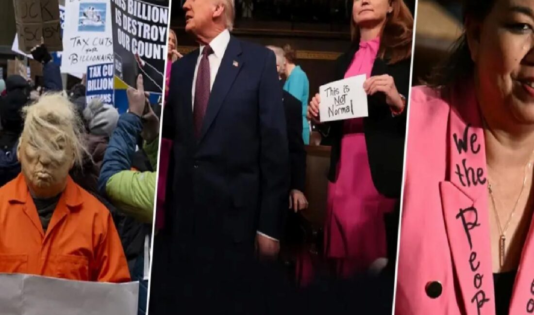 ABD Başkanı Donald Trump'ın 2. başkanlık döneminin ilk Kongre oturumuna