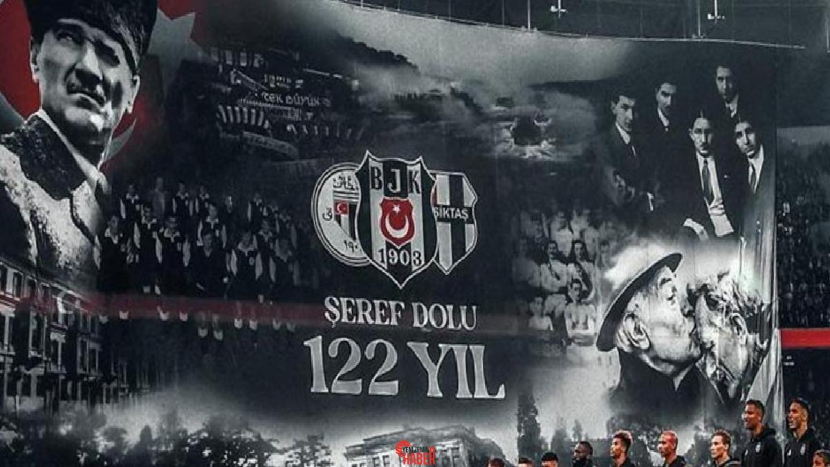 Türkiye'nin en esaslı spor kulüplerinden Beşiktaş, kueuluşunun 122. yılını kutluyor.