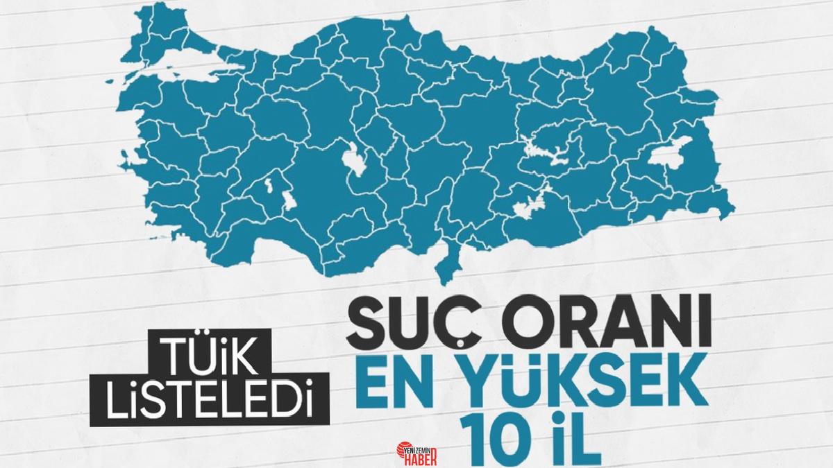 TÜİK'in açıkladığı verilere göre Türkiye'de hata oranı en yüksek 10