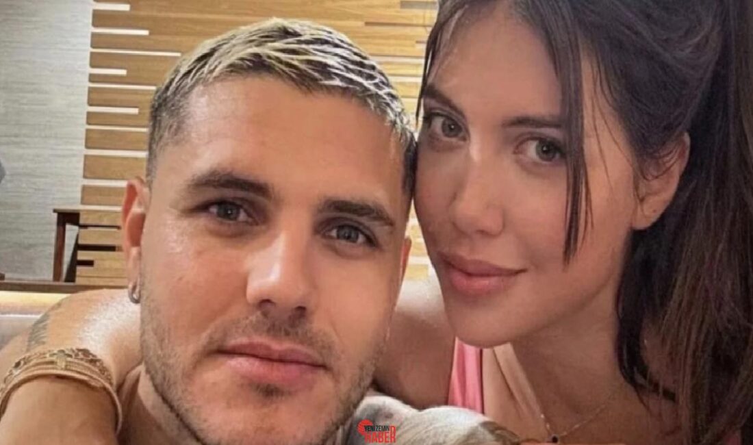 Galatasaray'da forma giyen Arjantinli forvet oyuncusu Mouro Icardi ve boşanma