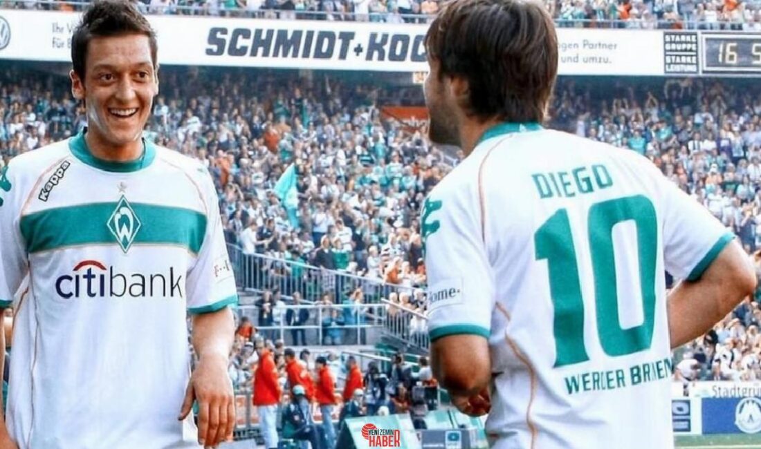 Alman kulübü Werder Bremen, eski futbolcusu Diego'nun jübile maçına Mesut