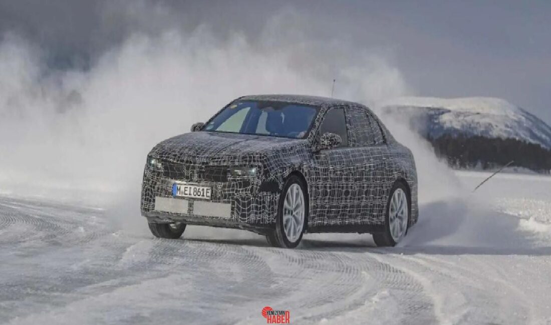 BMW'nin merakla beklenen yeni i3 sedan modeli, soğuk hava testlerinde