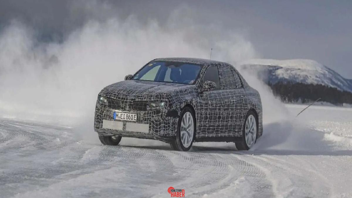 BMW'nin merakla beklenen yeni i3 sedan modeli, soğuk hava testlerinde