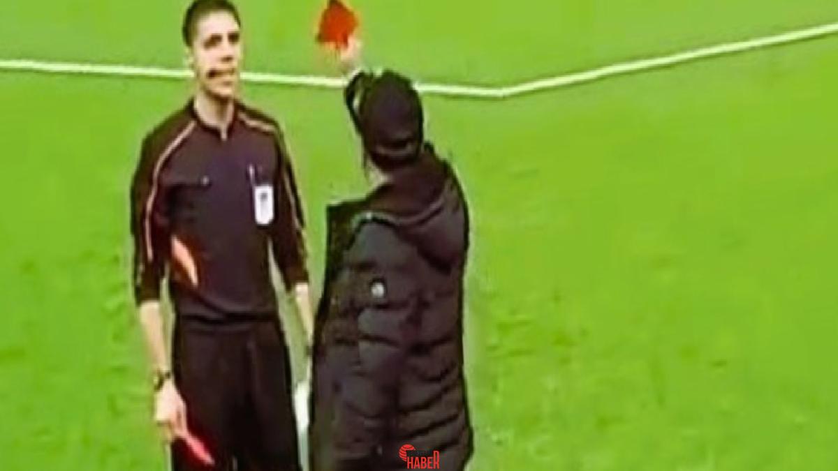 Denizli'de Üstün Amatör Lig’de oynanan bir müsabakada yaşanan olay görenleri