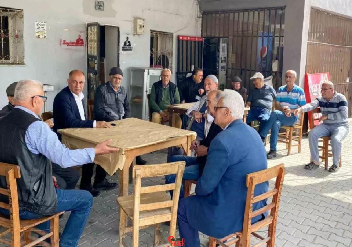 Yumurtalık Belediye Başkanı Erdinç Altıok, Hamzalı ve Gölovası Mahalleleri'nde vatandaşların