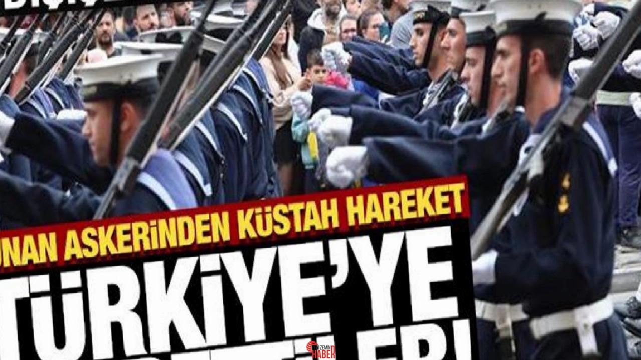 Yunanistan'ın Bağımsızlık Günü geçit töreni sırasında, askerler Türkiye'ye küfretti. Türkiye,