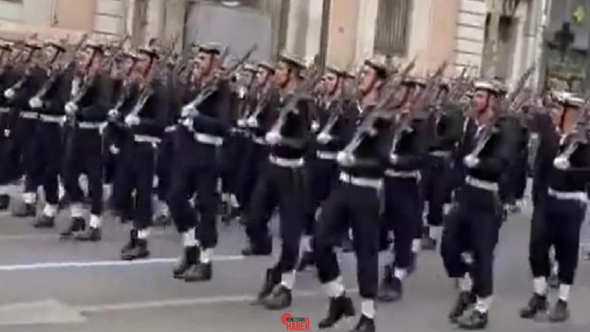 Yunan astsubayların geçit merasiminde Türkiye'ye yönelik skandal sloganları infiale yol